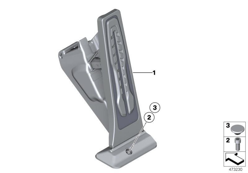 Acceleration/accelerator pedal module