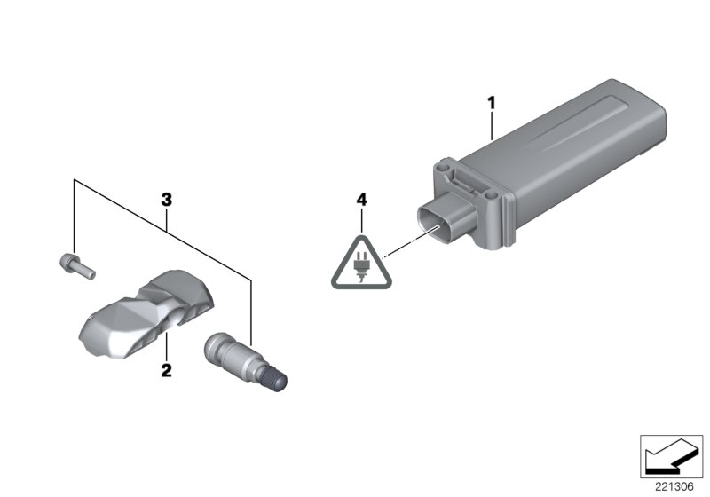Tire pressure control (RDC) - ctrl unit