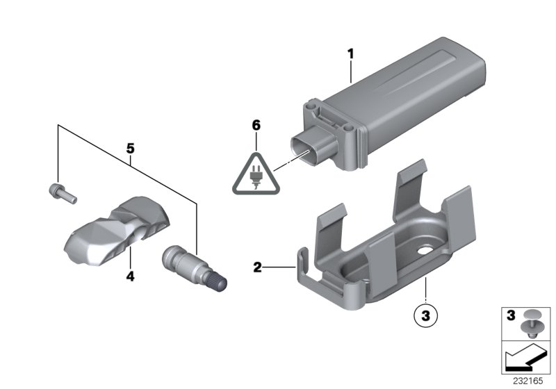 Tire pressure control (RDC) - ctrl unit
