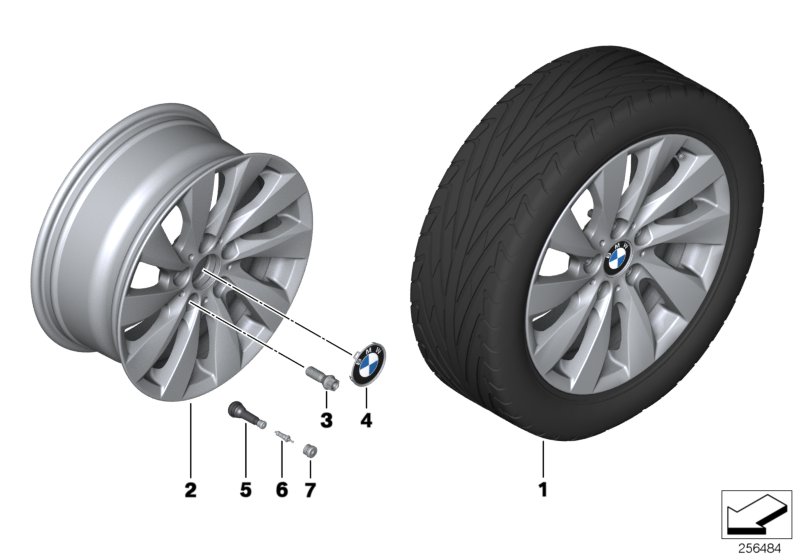 BMW LA wheel turbine styling 381