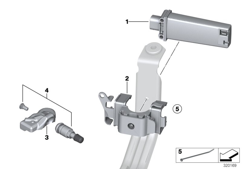 Tire pressure control (RDC) - ctrl unit