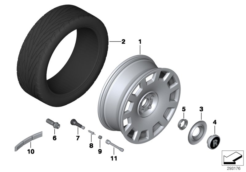 Light alloy wheel, styling 422