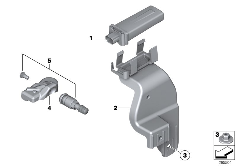 Tire pressure control (RDC) - ctrl unit