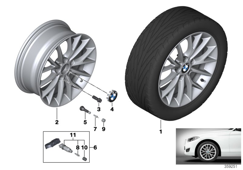 BMW LA wheel Y-spoke 380
