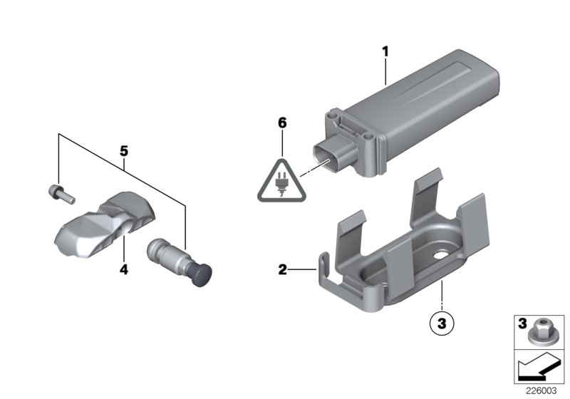 Tire pressure control (RDC) - ctrl unit