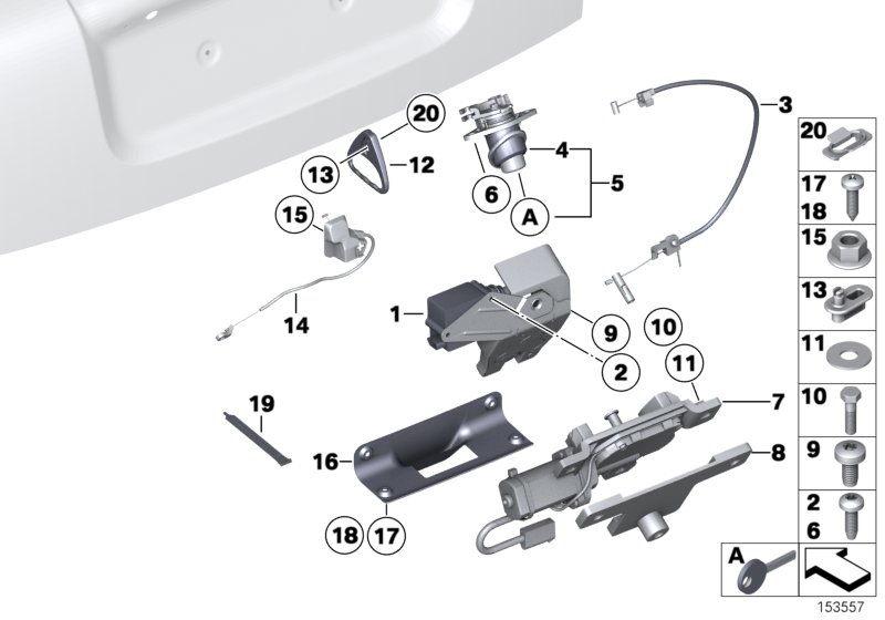 Trunk lid/closing system