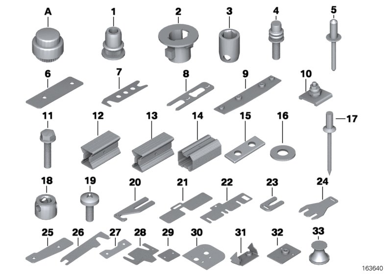 Mechanical connect.and repair elements