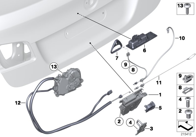 Trunk lid/closing system