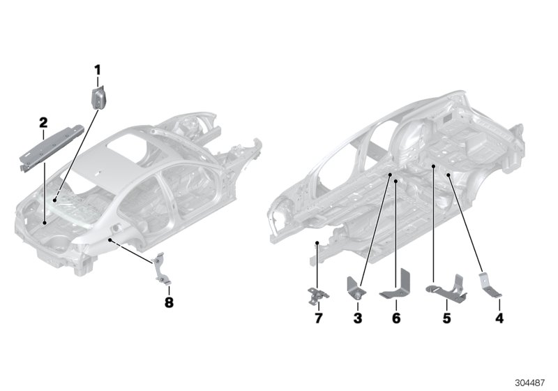 Body additions, add-on parts