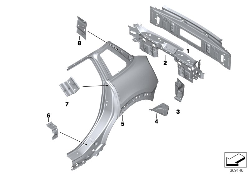 Side panel/tail trim
