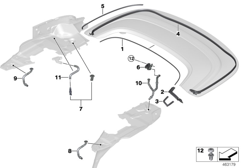 Gask.a.water drain convert.top.comp.lid