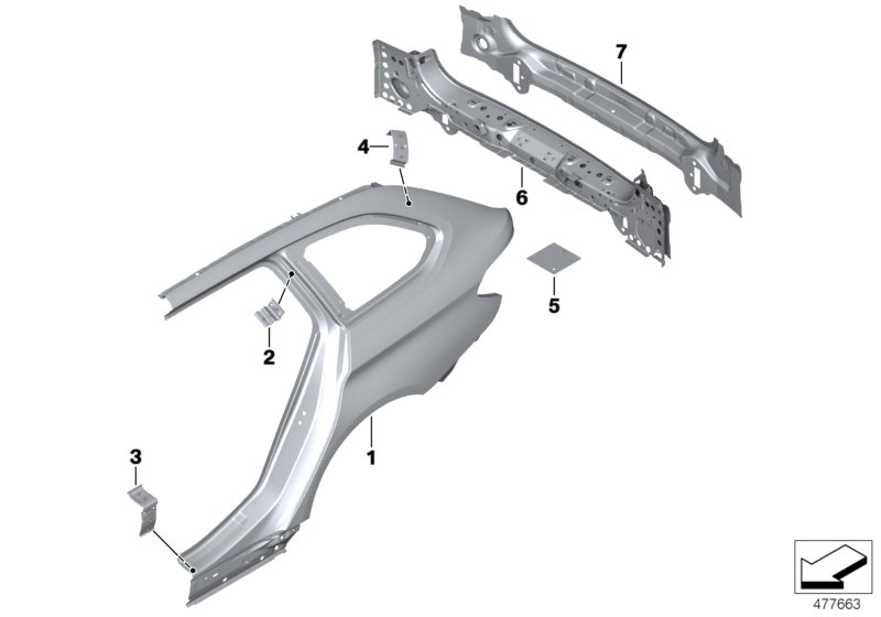 Side panel/tail trim