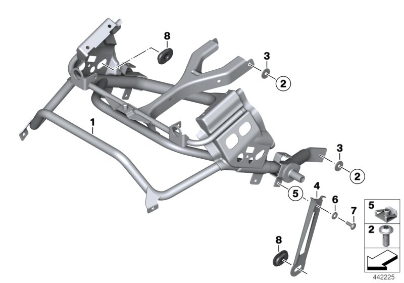 Fairing bracket