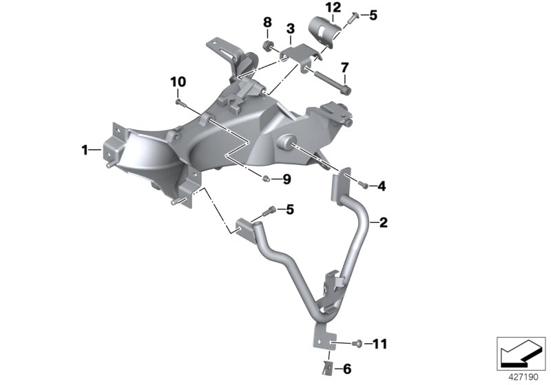 Fairing bracket