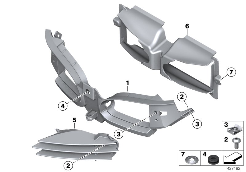 Air duct, oil cooler