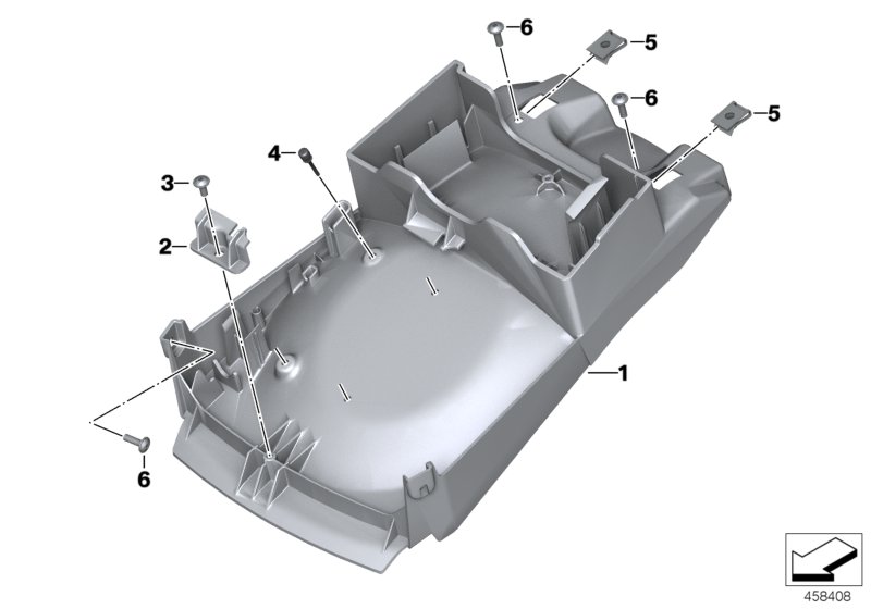 Rear carrier part
