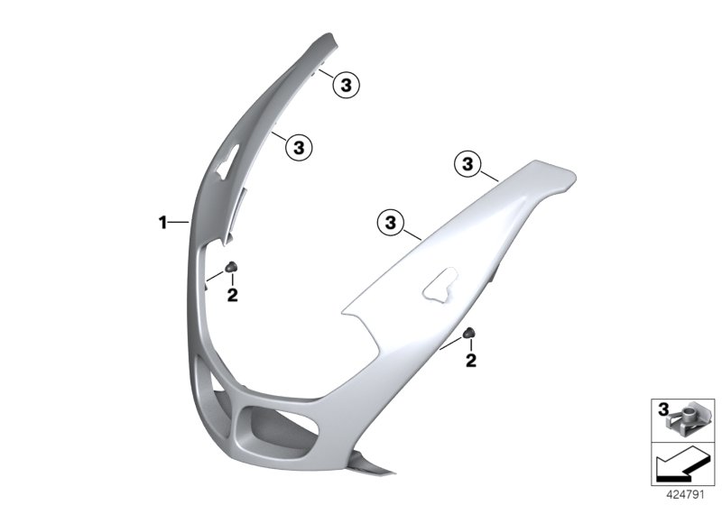 panel upper section with key primer