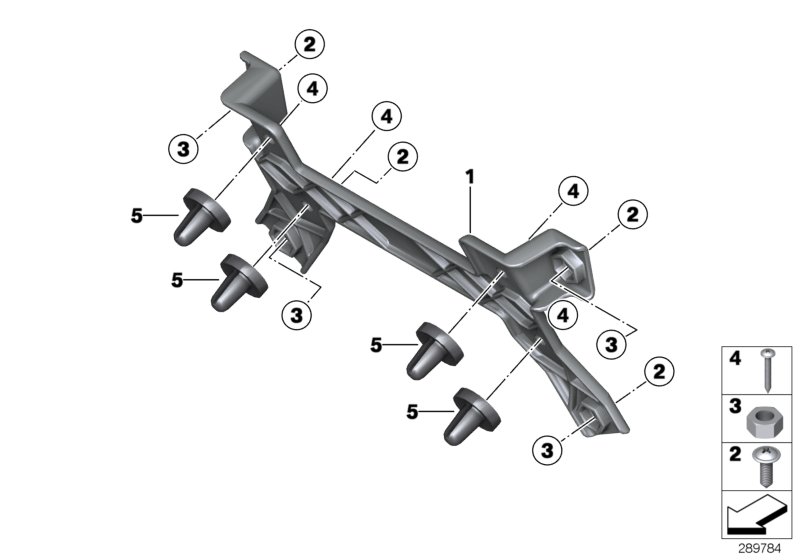 Licence plate adaptor