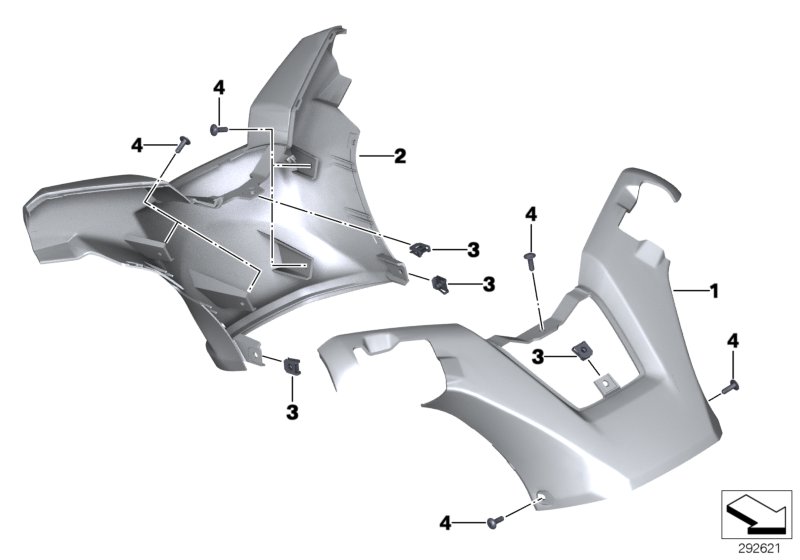 Handlebar fairing
