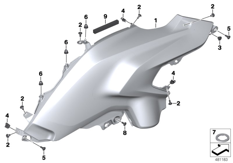 Fairing side section