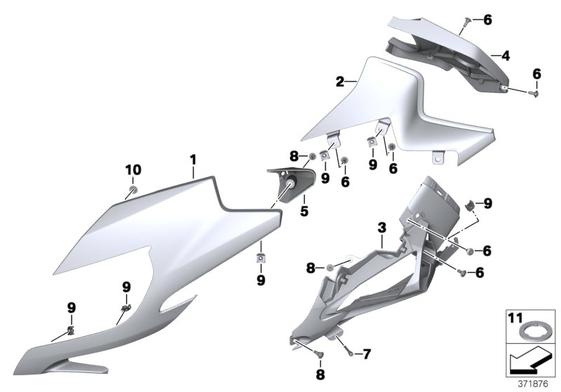 Casing upper part/Headlight