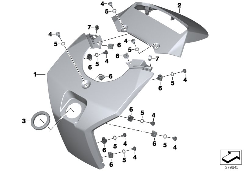 Trim, ignition and steering-wheel lock