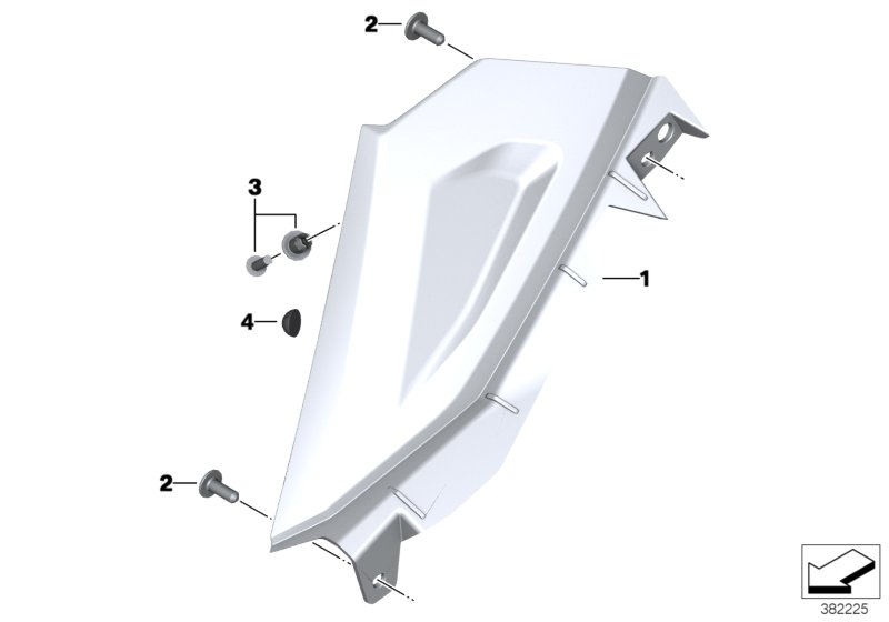 Trim, fairing side section