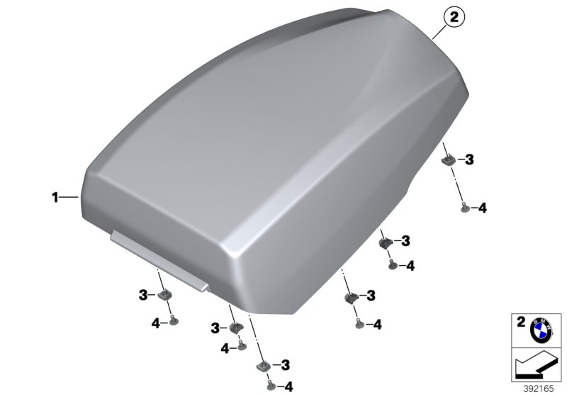 Mounting parts of radio telephone box