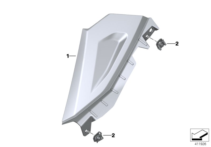 Trim, fairing side section