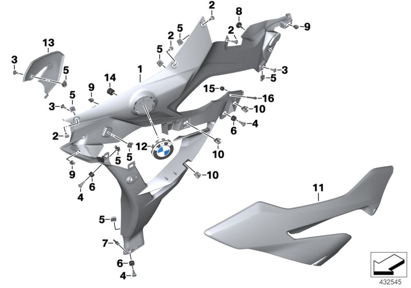 Fairing side section