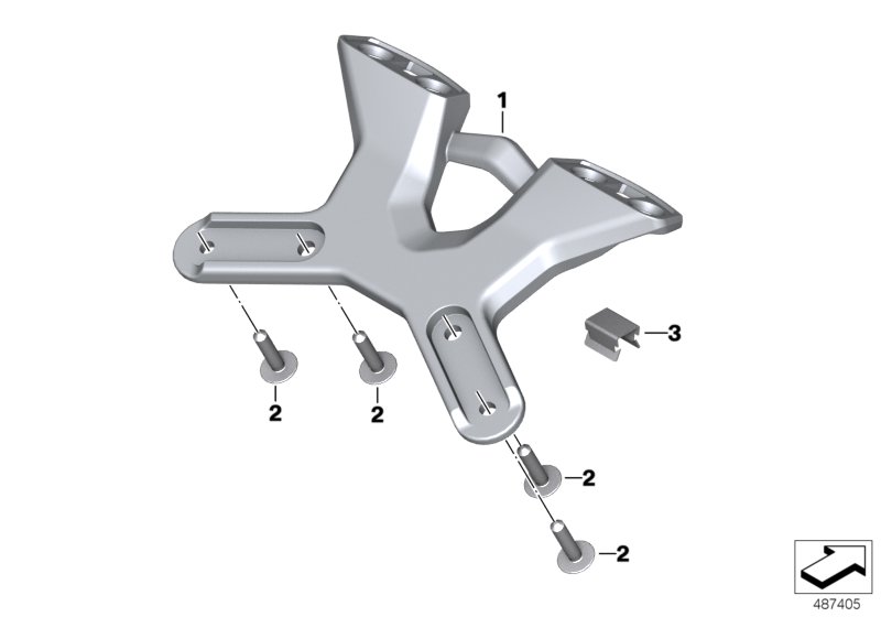 Bracket f instrument cluster