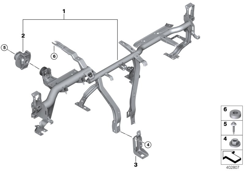 Carrier instrument panel