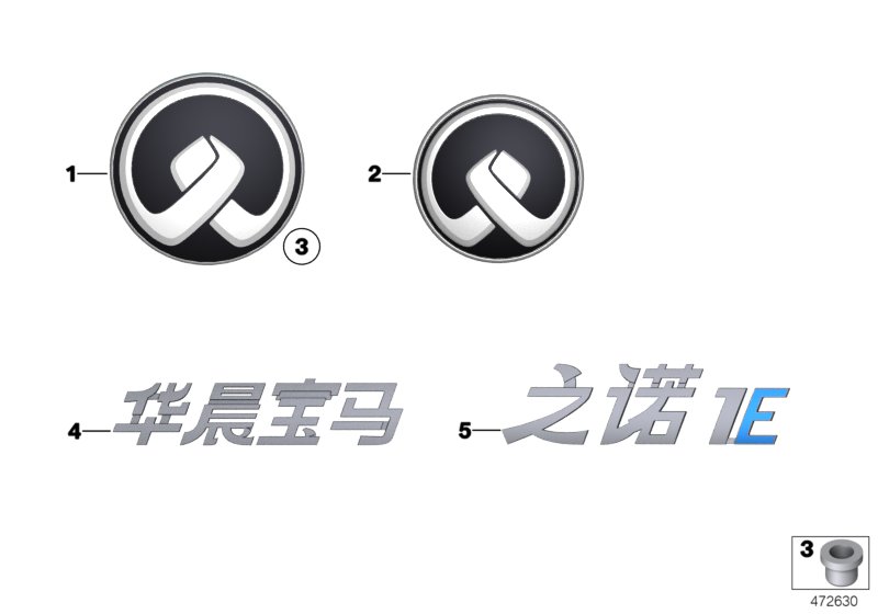 Emblems / letterings