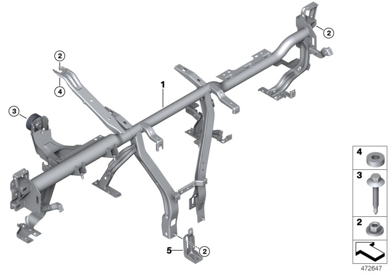 Carrier instrument panel