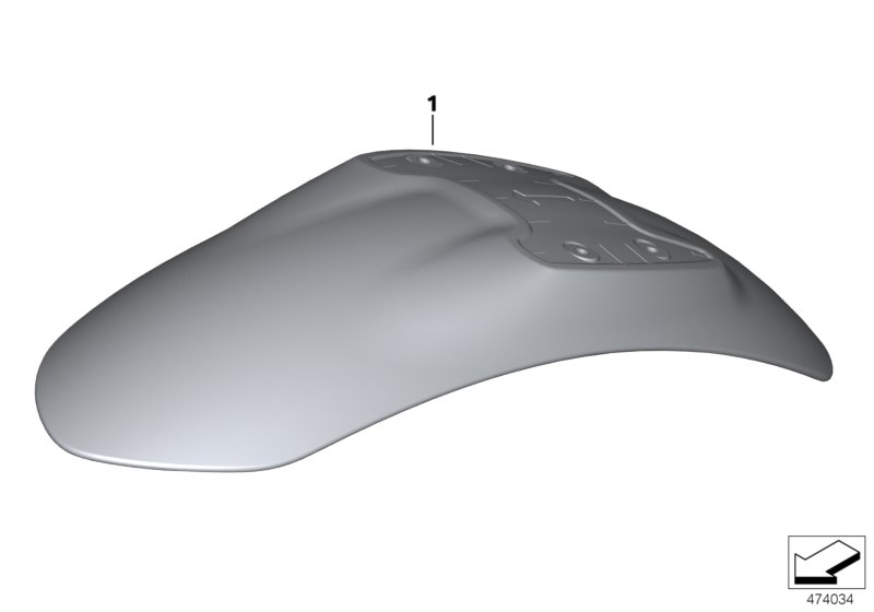 Painted parts WN1R monolith met. matt