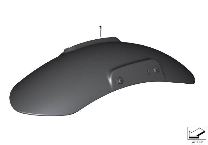 Painted parts WND2 black-storm met.