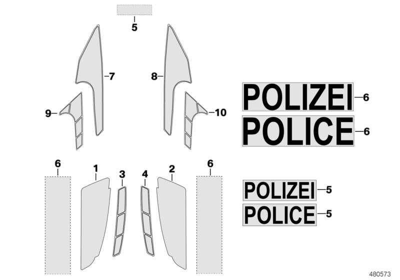 Government authorities sticker