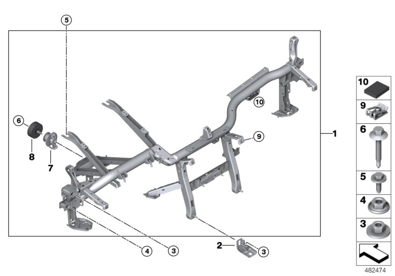 Carrier instrument panel