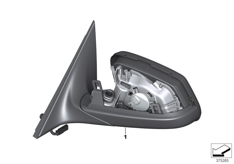Exterior mirror (S430A)