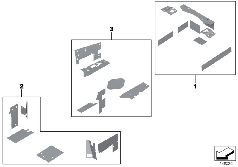Sound insulating rear