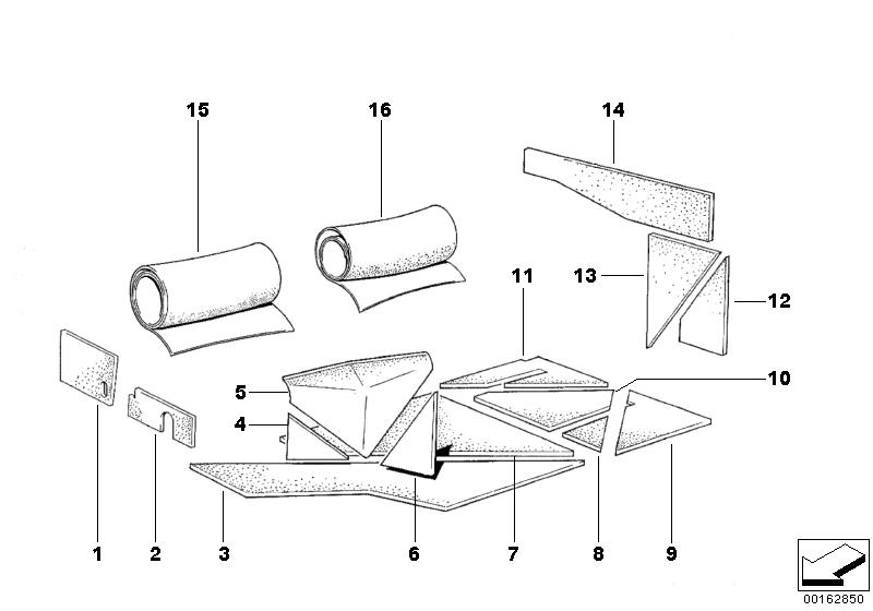 Sound insulation/anti-drumming rear
