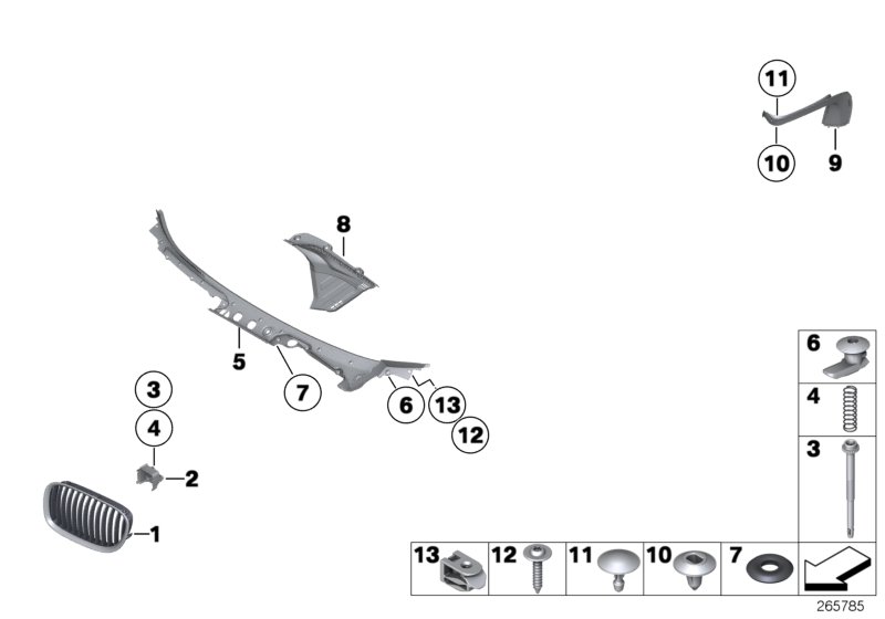 exterior trim / grille