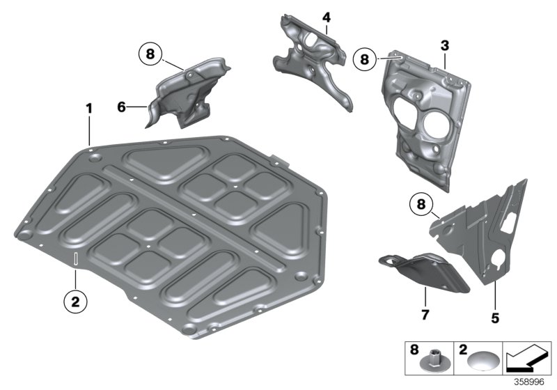Sound insulation, front I