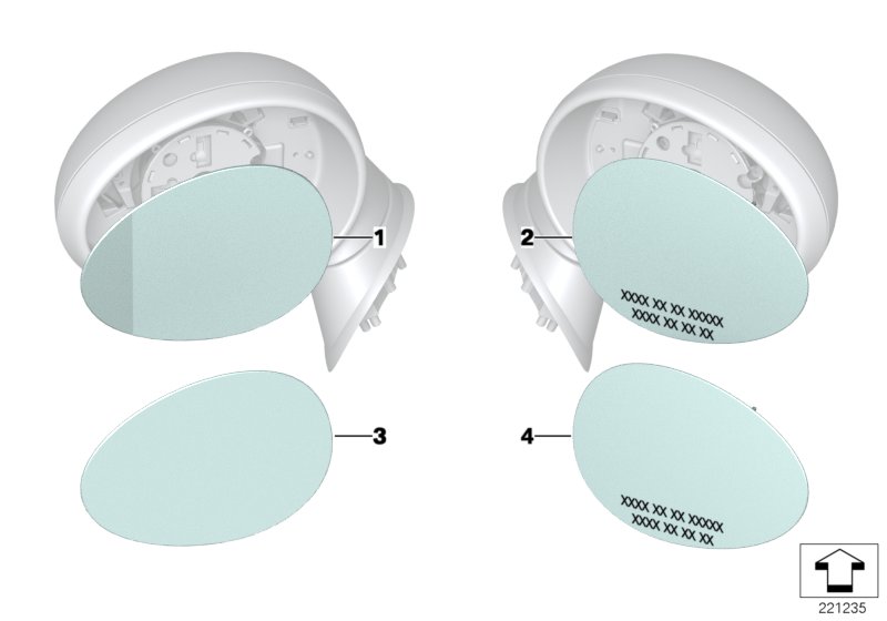 Mirror glass (S430A)