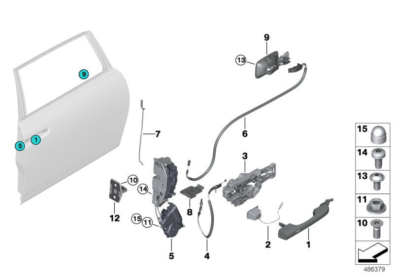 Locking system, door, rear