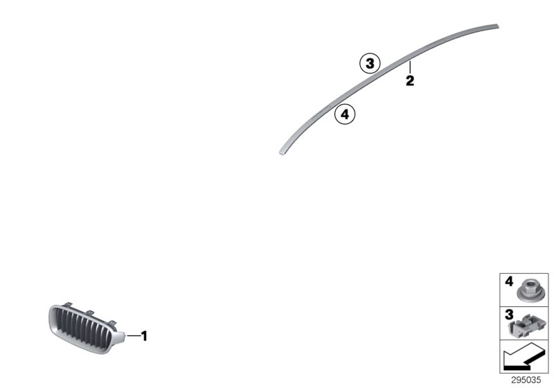 exterior trim / grille