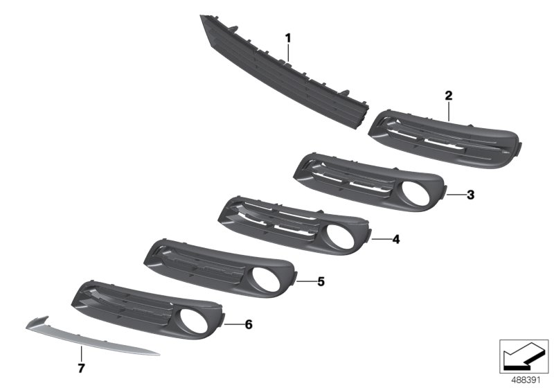 Trim panel air inlet
