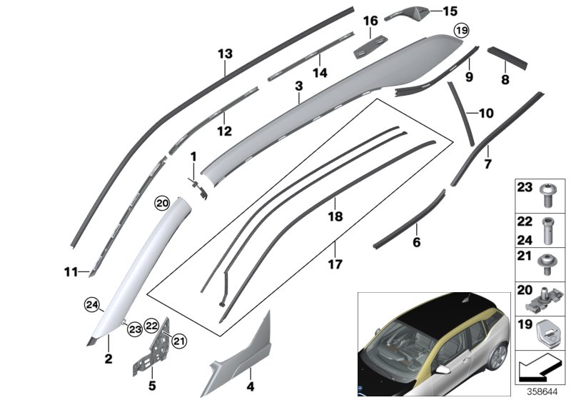 exterior trim / grille