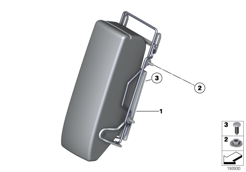 Rear seat centre armrest