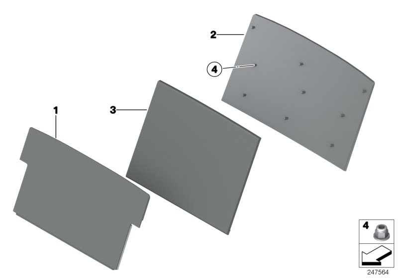 Wooden trims, picnic table